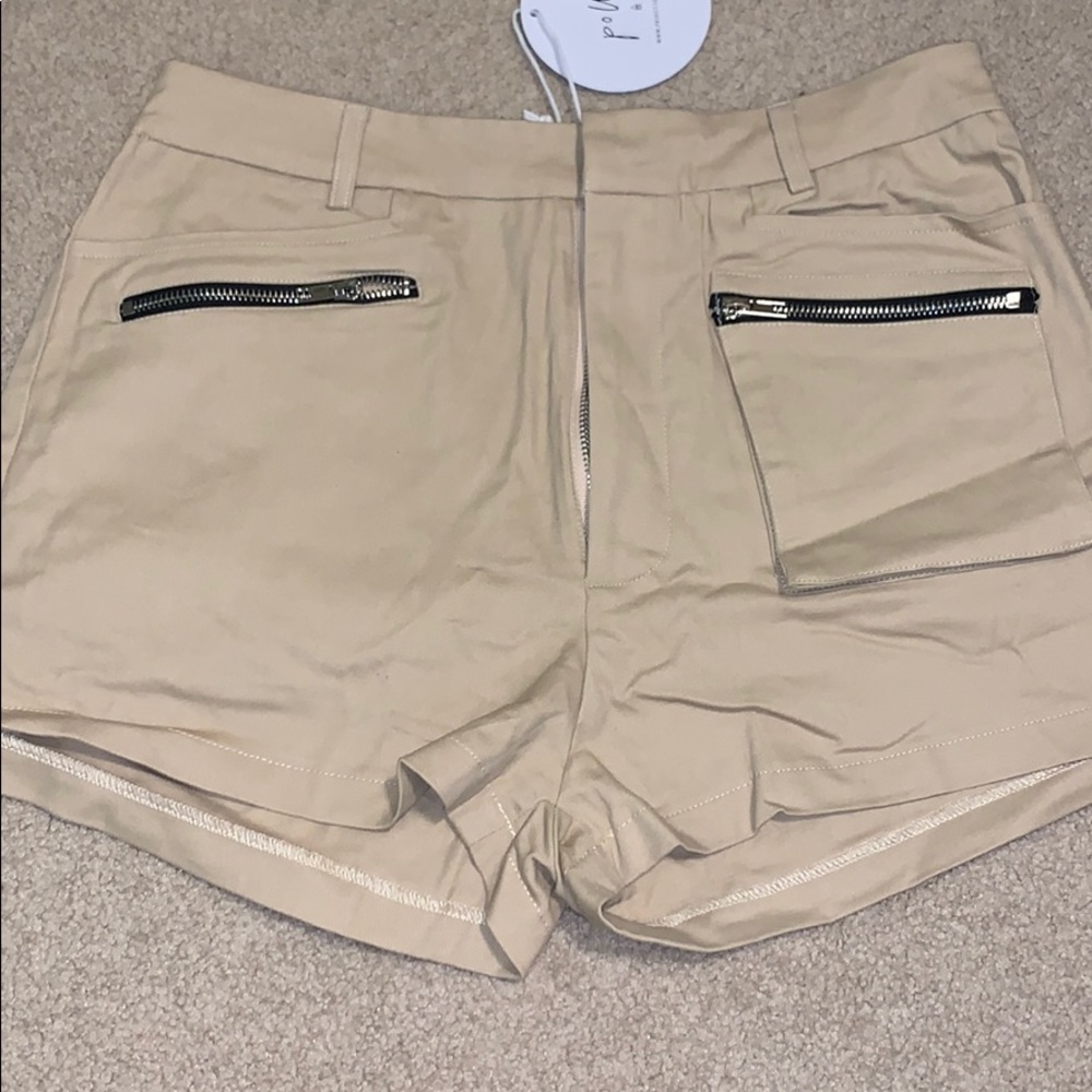 Khaki Cargo Shorts